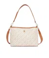 Tommy Hilfiger Th Monoplay Smooth Shoulder Bag In Nude