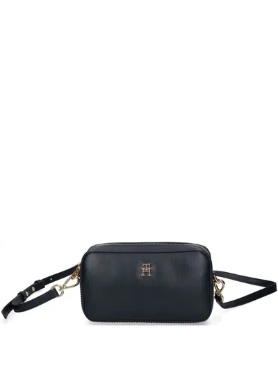 Tommy Hilfiger Th-plaque Cross Body Bag In Blue