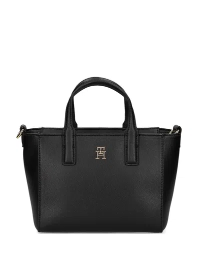 Tommy Hilfiger Th Soft Tote Bag In Black
