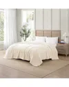 Tommy Hilfiger Th Solid Plush Blanket In Neutral