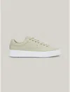 Tommy Hilfiger Th Ventile Court Sneaker In Stone