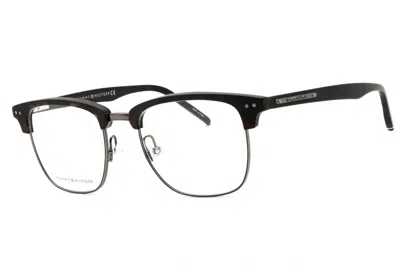Tommy Hilfiger Th1730 Rectangular Acetate Eyeglasses In Brown