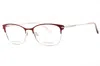 Tommy Hilfiger Ladies Red Rectangular Eyeglass Frames Th1958 In Transparent