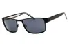 Tommy Hilfiger Th1974s Rectangular Metal Sunglasses In Black