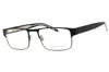 Tommy Hilfiger Th2074 Metal Rectangular Eyeglasses In Black