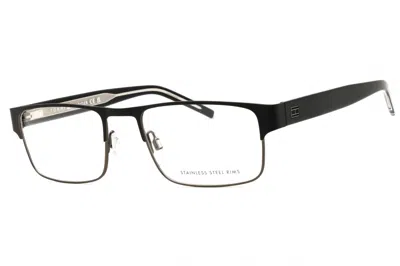 Tommy Hilfiger Th2074 Metal Rectangular Eyeglasses In Black