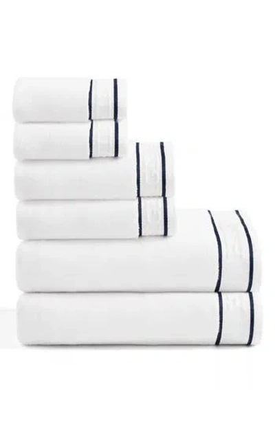 Tommy Hilfiger The Legacy Terry 6-piece Towel Set In White