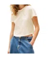 Tommy Hilfiger X Sofia Richie Grainge Graphic-print T-shirt In Nude