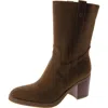 Tommy Hilfiger Theal 2 Womens Faux Leather Casual Mid-calf Boots In Grey