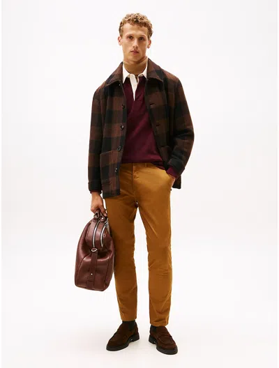 Tommy Hilfiger Thflex Slim Tommy Chino In Brown