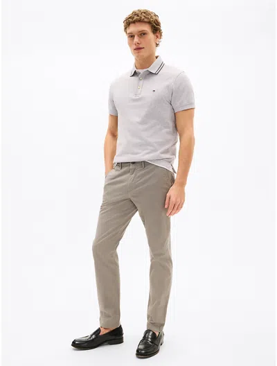 Tommy Hilfiger Thflex Slim Tommy Chino In Hydrogen Grey
