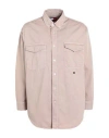 Tommy Hilfiger Thxsm Gmd Archive Overshirt Man Shirt Sand Size Xl Cotton In Beige