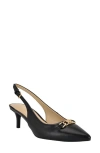 Tommy Hilfiger Tienna Slingback Pointed Toe Pump In Black