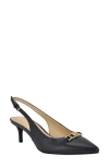 Tommy Hilfiger Tienna Slingback Pointed Toe Pump In Dark Blue