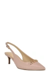 Tommy Hilfiger Tienna Slingback Pointed Toe Pump In Light Pink