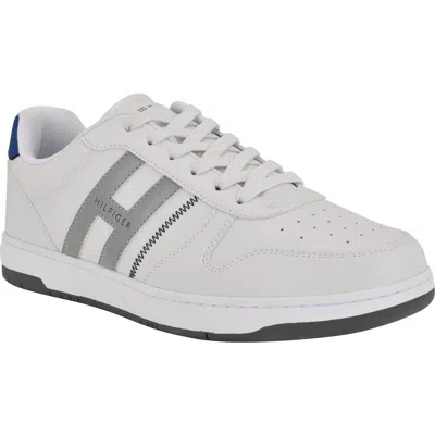 Tommy Hilfiger Tilyas Sneaker In White/silver/blue
