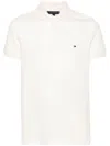 Tommy Hilfiger Tipped-collar Polo Shirt In Neutrals