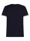 Tommy Hilfiger Tipped-sleeve T-shirt In Blue