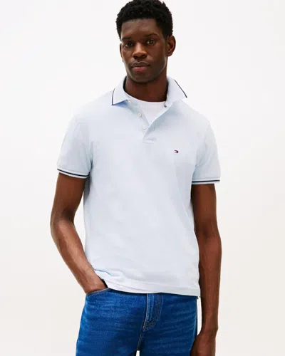 TOMMY HILFIGER TIPPED SLIM FIT MENS POLO