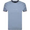Tommy Hilfiger Tipped T Shirt Blue In Blue
