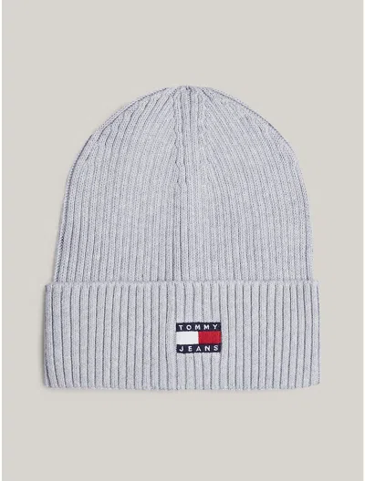 Tommy Hilfiger Tj Badge Organic In Silver Grey Heather