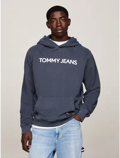 Tommy Hilfiger Tj Heavyweight Cotton Terry Hoodie In Gray
