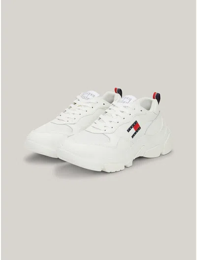 Tommy Hilfiger Tj Lightweight Hybrid Runner Sneaker In Ecru ModeSens