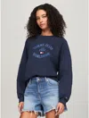 TOMMY HILFIGER TJ WORLDWIDE LOGO RAGLAN SWEATSHIRT