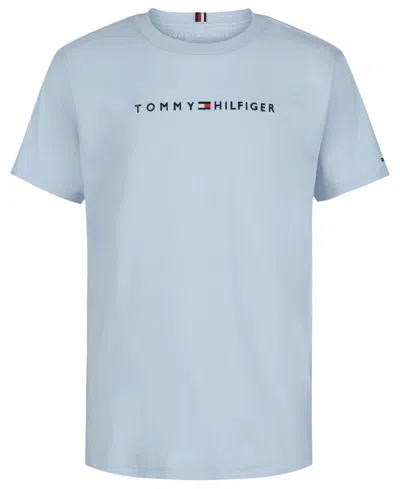 Tommy Hilfiger Kids' Toddler And Little Boy Tomas Short Sleeve Tee In Breezy Blue