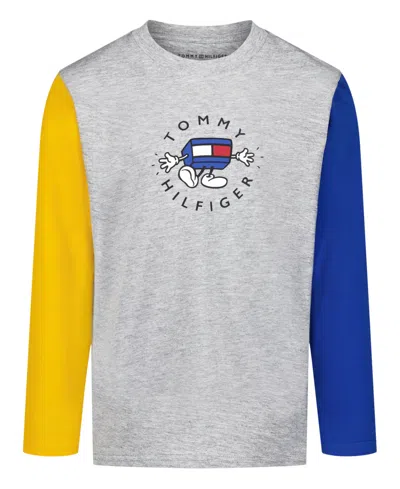 Tommy Hilfiger Kids' Toddler & Little Boys 2t-7 Crewneck T-shirt In Gray