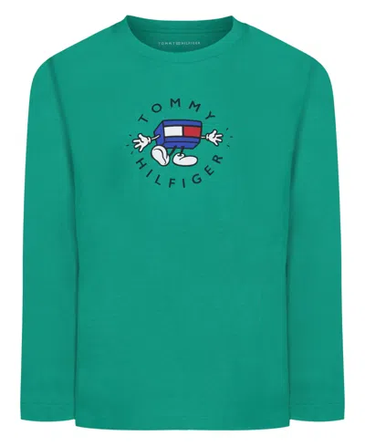 Tommy Hilfiger Kids' Toddler & Little Boys 2t-7 Crewneck T-shirt In Green