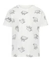 Tommy Hilfiger Toddler And Little Boys Allover Printed T-shirt In White
