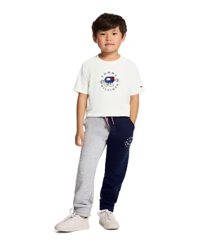 Tommy Hilfiger Kids' Toddler And Little Boys Crewneck T-shirt In White