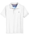 Tommy Hilfiger Toddler And Little Boys Ivy Stretch Polo Shirt In White