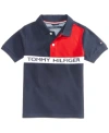 Tommy Hilfiger Little Boy's & Boy's Nasir Colorblock Polo In Swim Navy