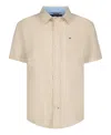 Tommy Hilfiger Big Boys Tommy Texture Shirt In Fog