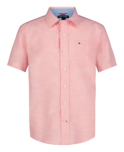 TOMMY HILFIGER TODDLER AND LITTLE BOYS TOMMY TEXTURE SHIRT