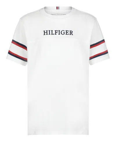TOMMY HILFIGER TODDLER AND LITTLE BOYS WIDE SLEEVE STRIPE T-SHIRT