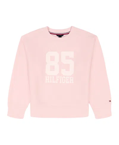 TOMMY HILFIGER TODDLER & LITTLE GIRLS 2T-6X CREWNECK SWEATSHIRT