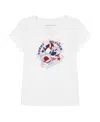 Tommy Hilfiger Toddler And Little Girls Polaroid Short Sleeve T-shirt In White