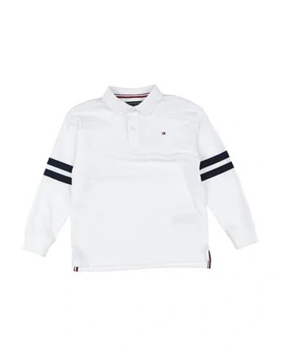 Tommy Hilfiger Babies'  Toddler Boy Polo Shirt White Size 3 Cotton