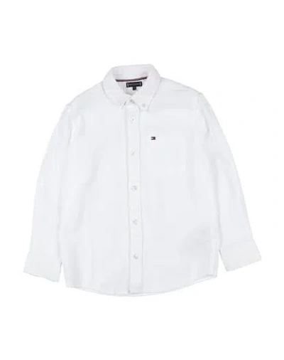 Tommy Hilfiger Babies'  Toddler Boy Shirt White Size 7 Cotton