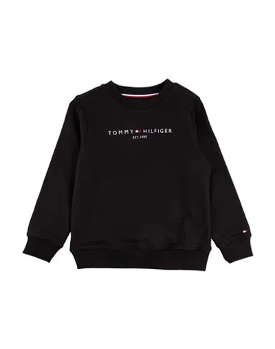 Tommy Hilfiger Babies'  Toddler Boy Sweatshirt Black Size 5 Cotton