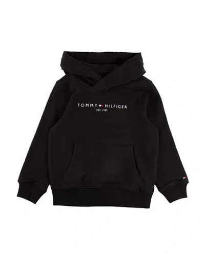 TOMMY HILFIGER TOMMY HILFIGER TODDLER BOY SWEATSHIRT BLACK SIZE 7 COTTON