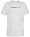 Tommy Hilfiger Little Boys Essential Embroidered Logo Graphic Cotton T-shirt In Ecru