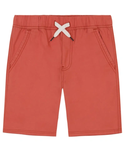 Tommy Hilfiger Kids' Little Boys Pull-on Shorts In Sangria