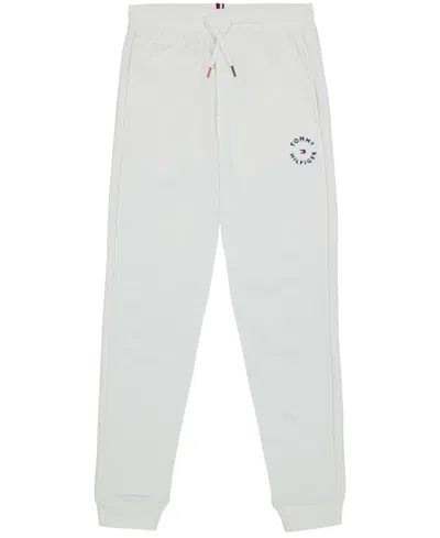 Tommy Hilfiger Kids' Toddler Elevated Tapered-fit Fleece Joggers In Ecru