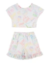 TOMMY HILFIGER TOMMY HILFIGER TODDLER GIRL CO-ORD WHITE SIZE 6 COTTON