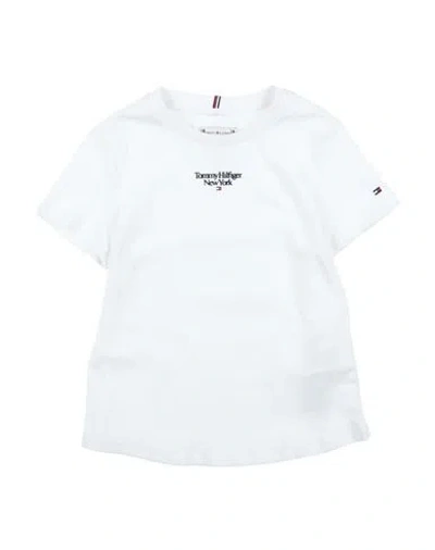 Tommy Hilfiger Babies'  Toddler Girl T-shirt White Size 7 Cotton