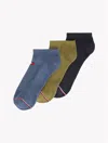 Tommy Hilfiger Tommy Flag Sport Ankle Sock 3 In Uniform Olive / Multi